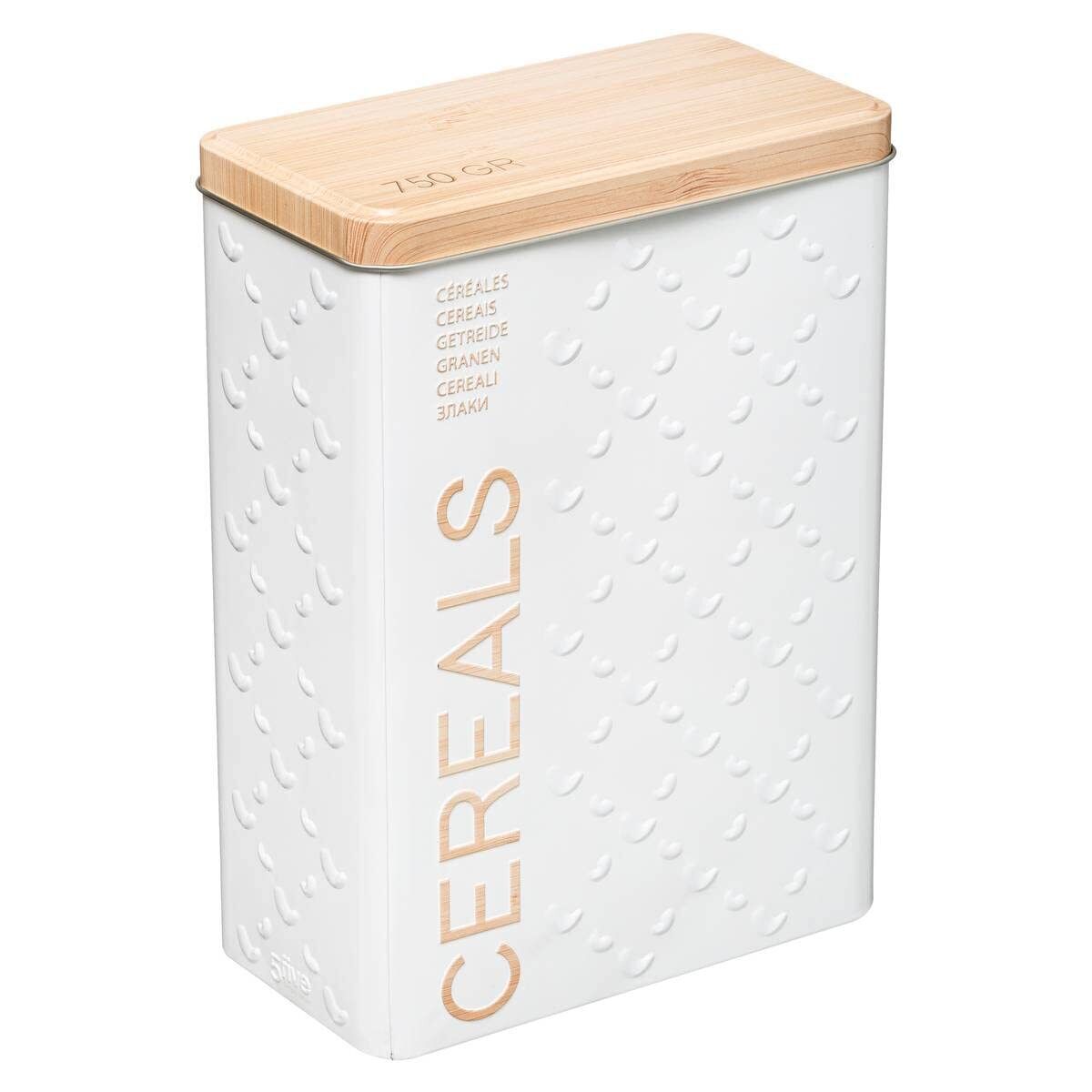 Multi-Use Box Nature Scandi Metal White 750 G NUOVO