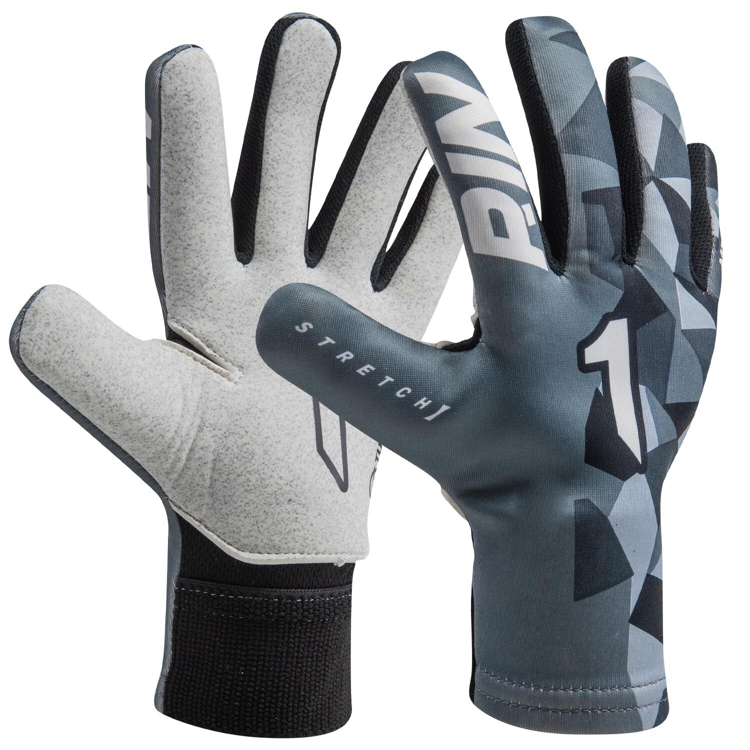 Goalkeeper Gloves Rinat Meta Tactik Gk As Grey (Size: 10) NUOVO