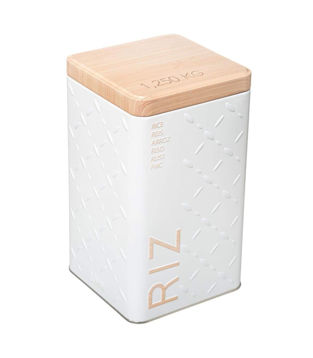 Multi-Use Box Nature Scandi Metal White 1,25 Kg NUOVO