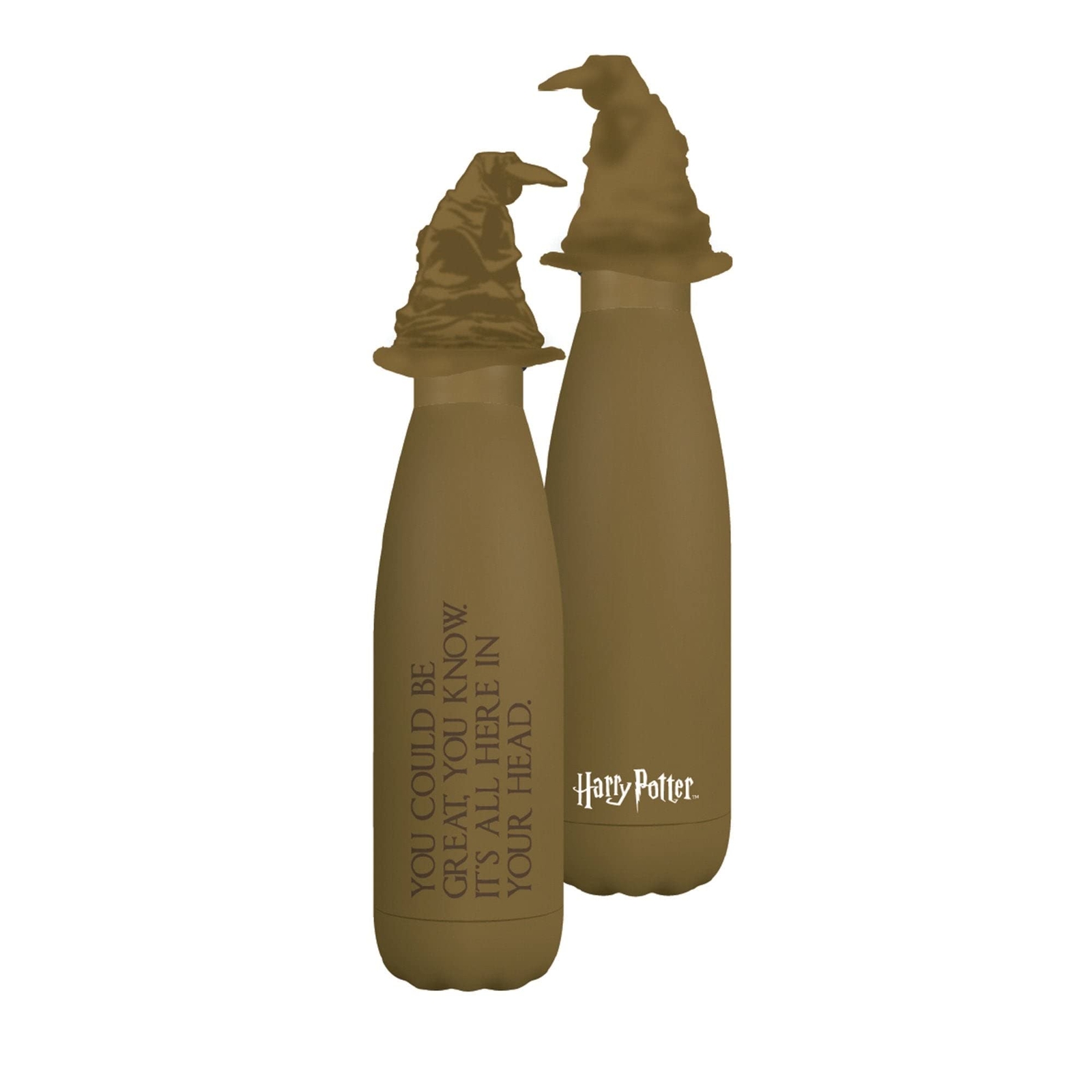 P.Derive HARRY POTTER - Sorting Hat - Metal 3D Bottle 500ml ACC NUOVO