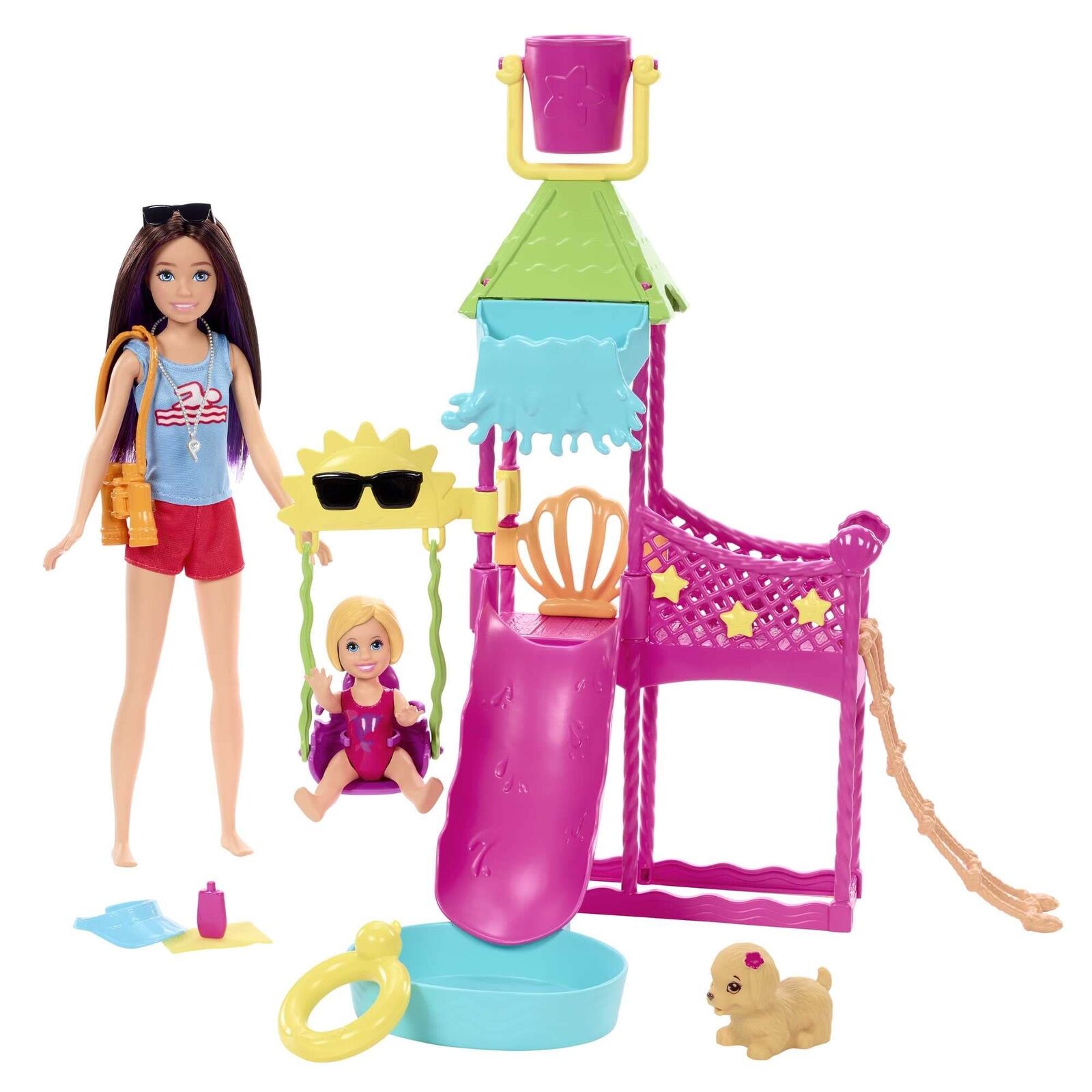 Mattel UK Barbie Skipper Water Park Play Set NUOVO