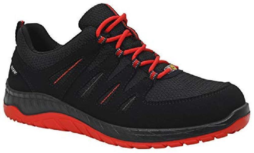 Elten MADDOX Black-Red Low S3 - Scarpe antinfortunistiche da uomo, sportive, leg