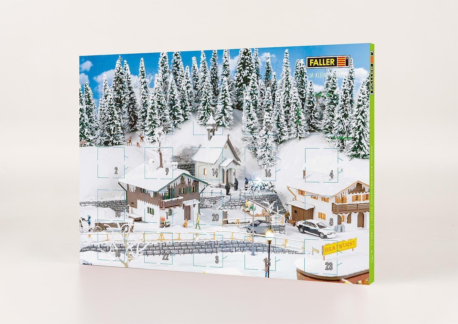 Faller - 1/160 Faller Adventskalender Figuurtjes Toy NUOVO