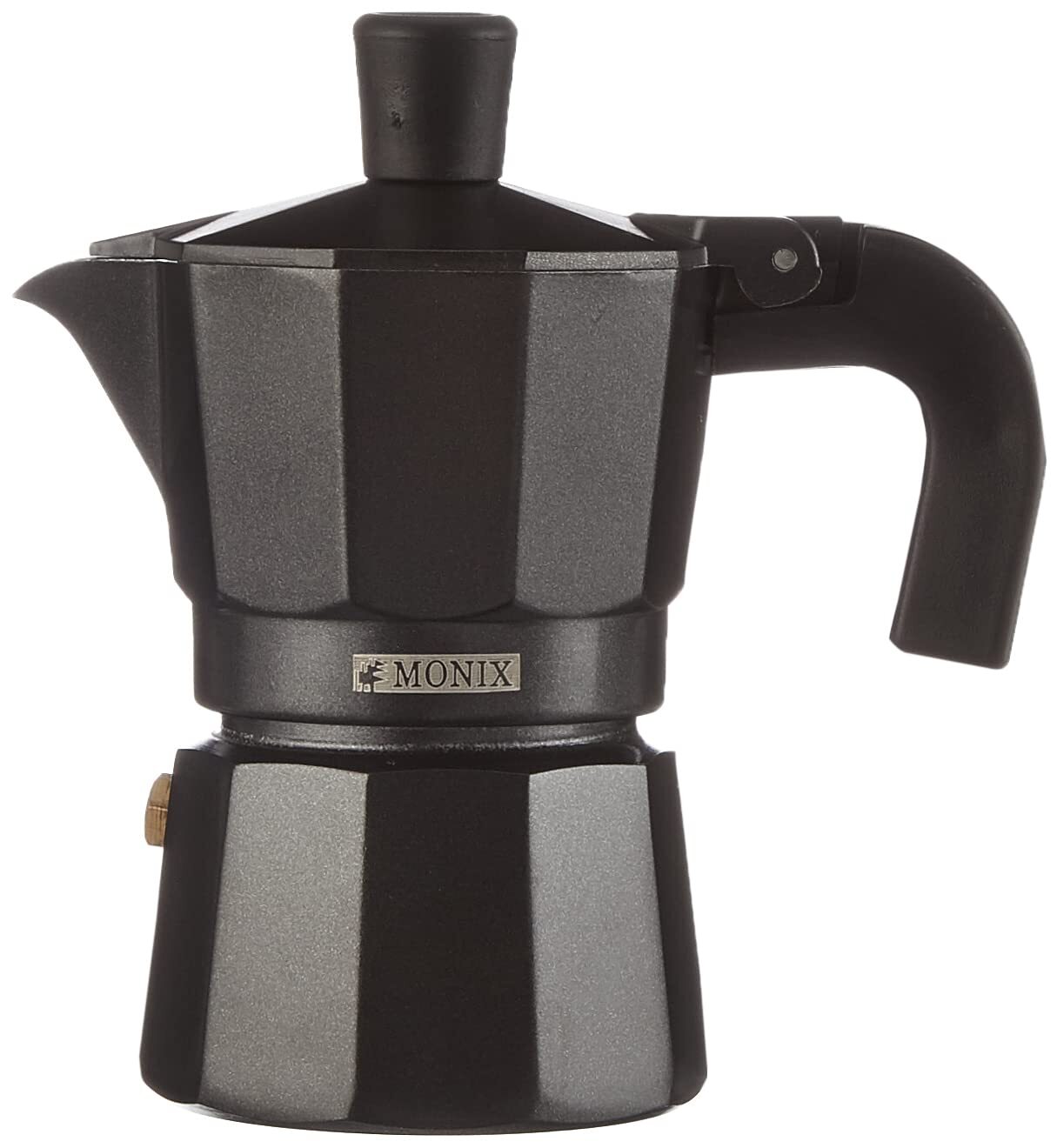 Italian Coffee Pot Monix Braisogona_M640001 Aluminium Metal 1 Cup NUOVO