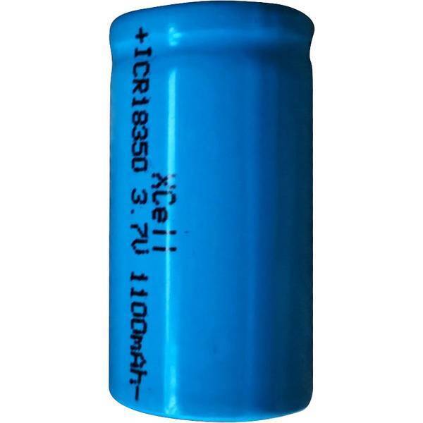 Xcell icr18350 batteria ricaricabile speciale 18350 li ion 3 7 v 1100 mah