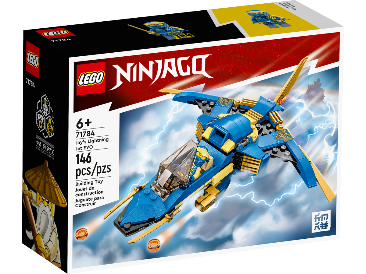 Merchandising Lego: 71784 - Ninjago - Jet-Fulmine Di Jay - Evolution