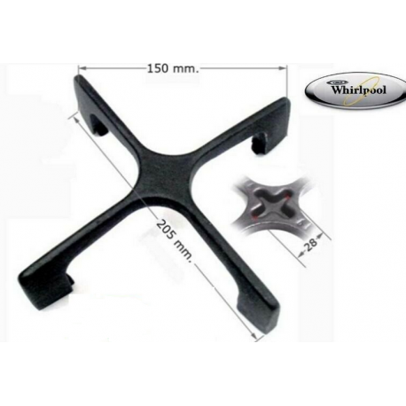 GRIGLIA AKT PIANO COTTURA CUCINA WHIRLPOOL ORIGINALE 480121104225
