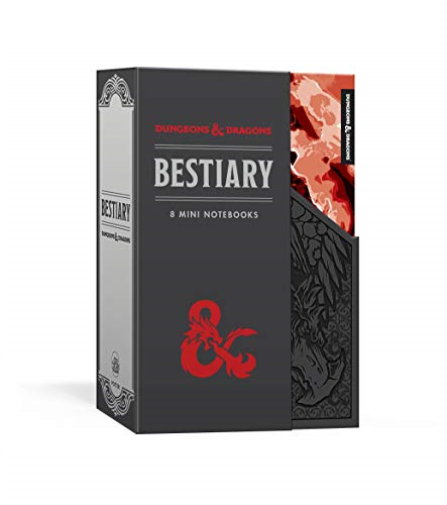 Dungeons And Dragons Bestiary Notebook Set BOOK NUOVO