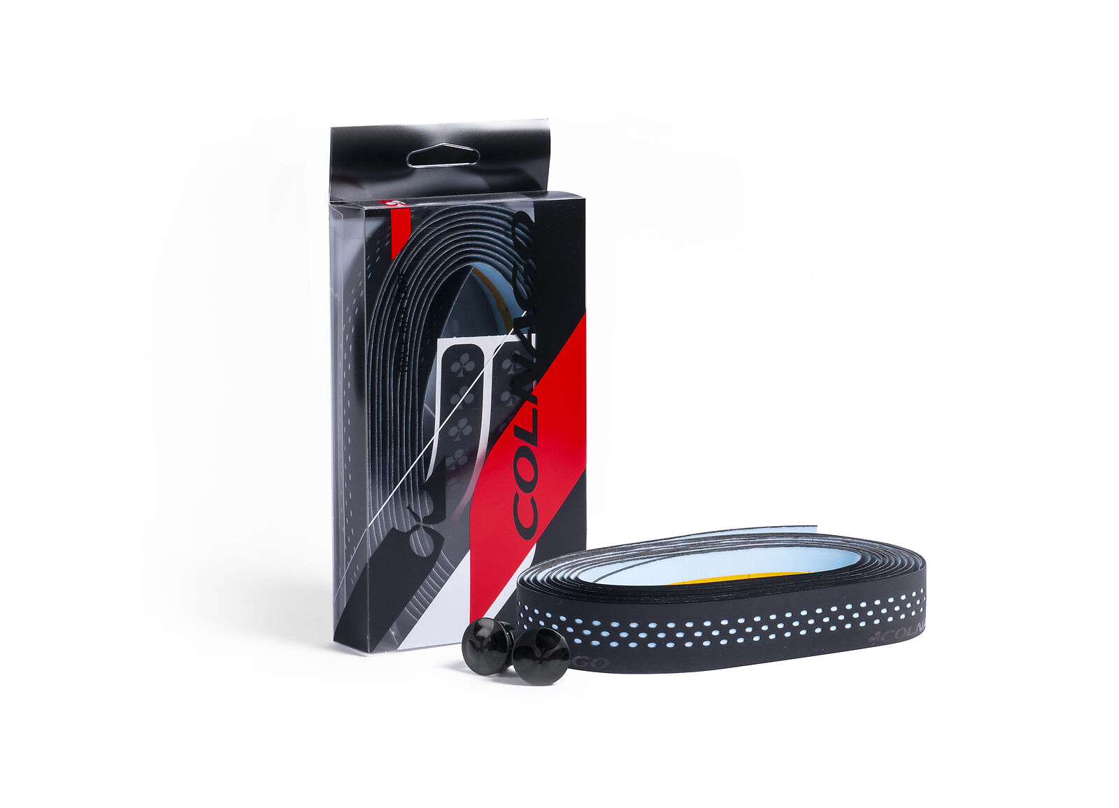 Colnago Dot Bar Tape (Black, Light Blue) CYCLING AC NUOVO
