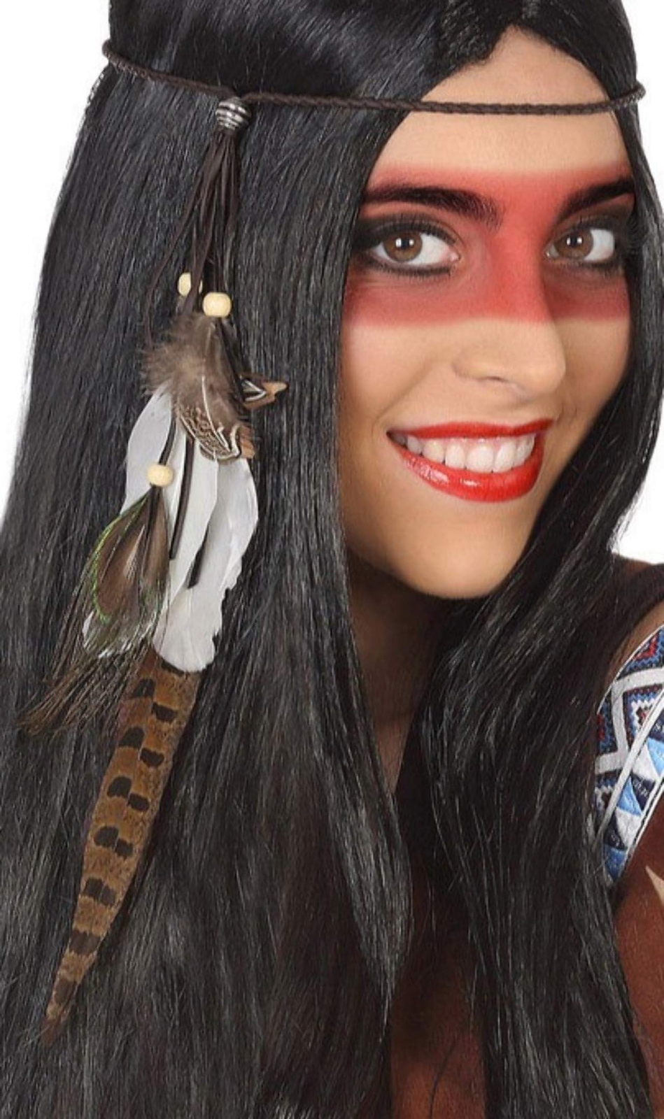 Tape Brown American Indian Costume Accs NUOVO