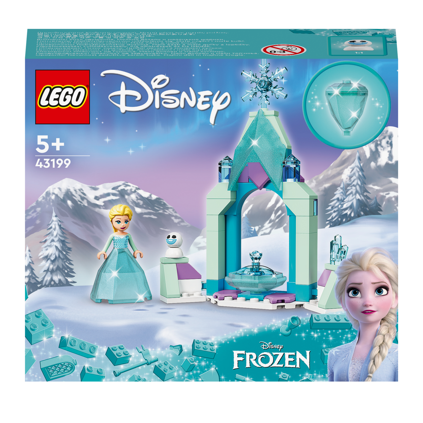 Merchandising Lego: 43199 - Principesse Disney - Frozen - Il Cortile Del Castell