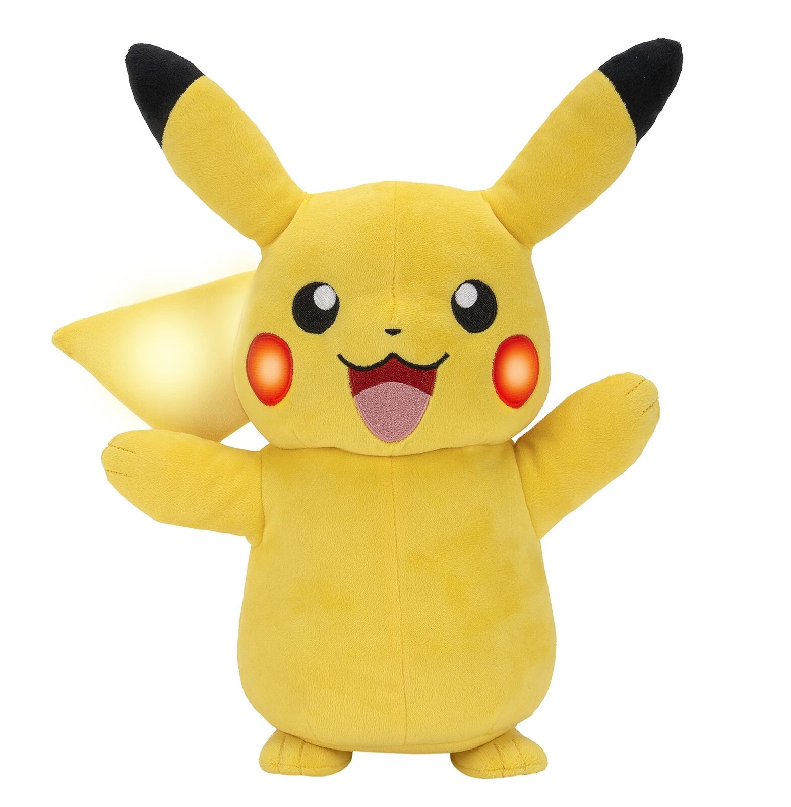 Toys Pokemon Electric Charge Pikachu Feature Plush ACC NUOVO
