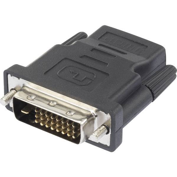 RF 4212228 HDMI / DVI ADATTATORE 1X PRESA SPINA 24+1 POLI NERO