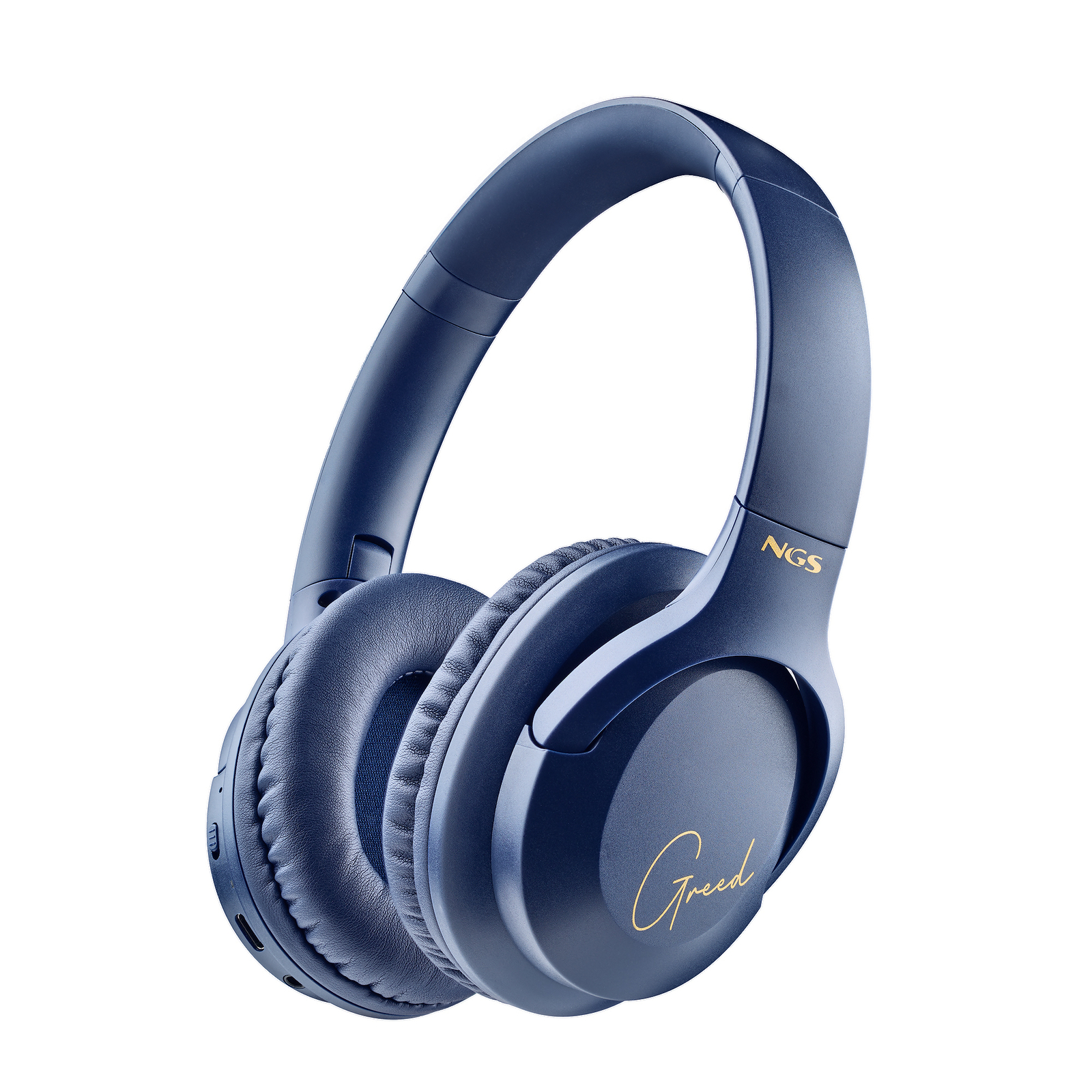 Headphones With Microphone Ngs Blue NUOVO