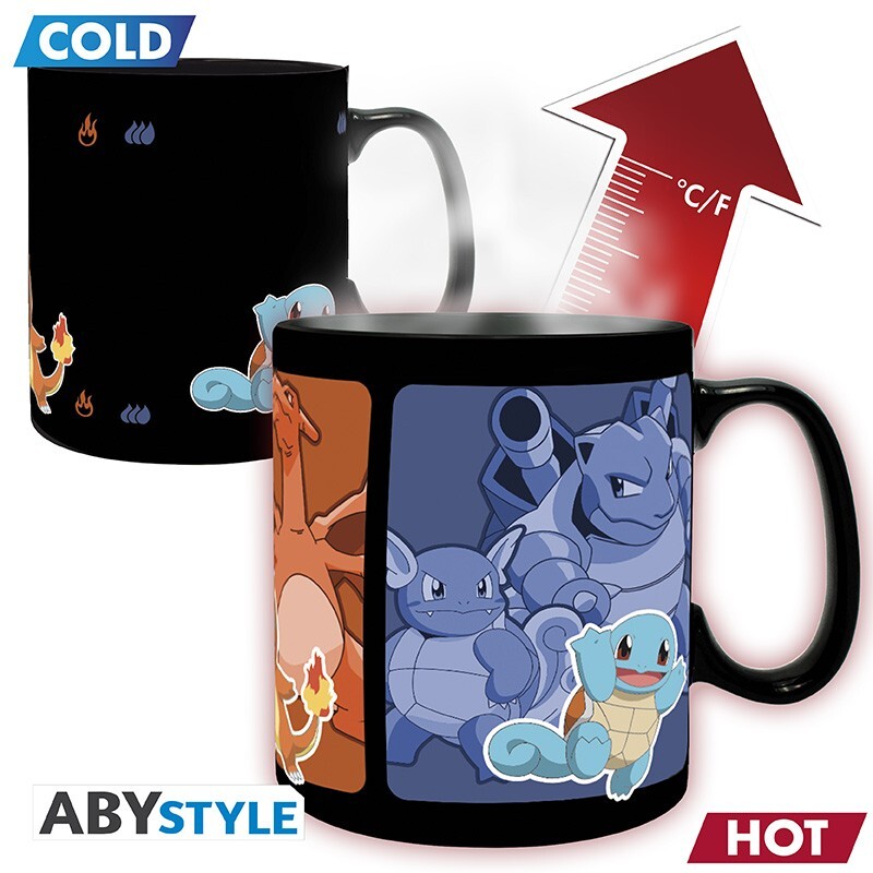 ABYSTYLE POKEMON - Tazza termosensibile 460 ml: "Evolve"