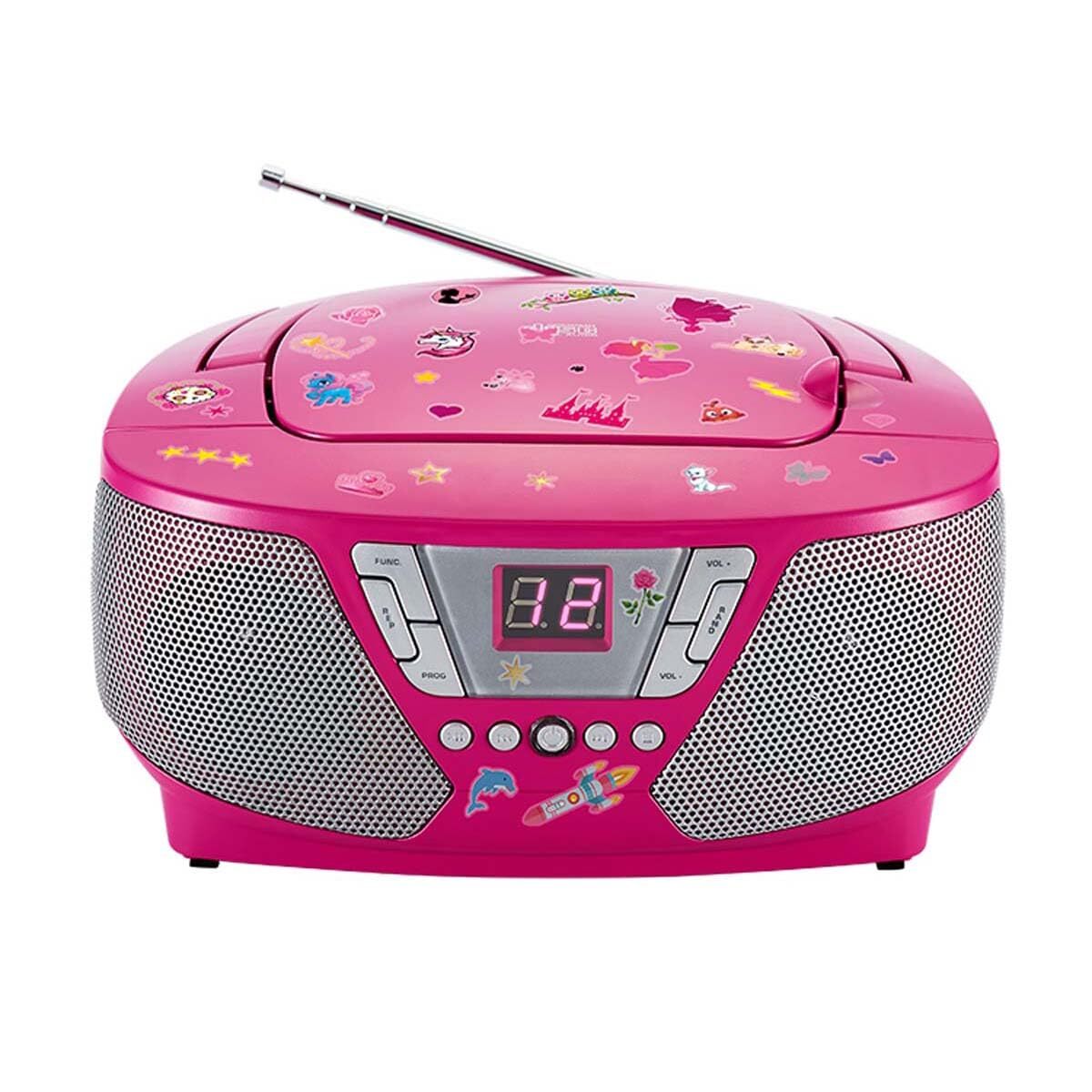 Tragbares CD/Radio - Kids p... Tragbares CD/Radio - Kids pink NEU NUOVO