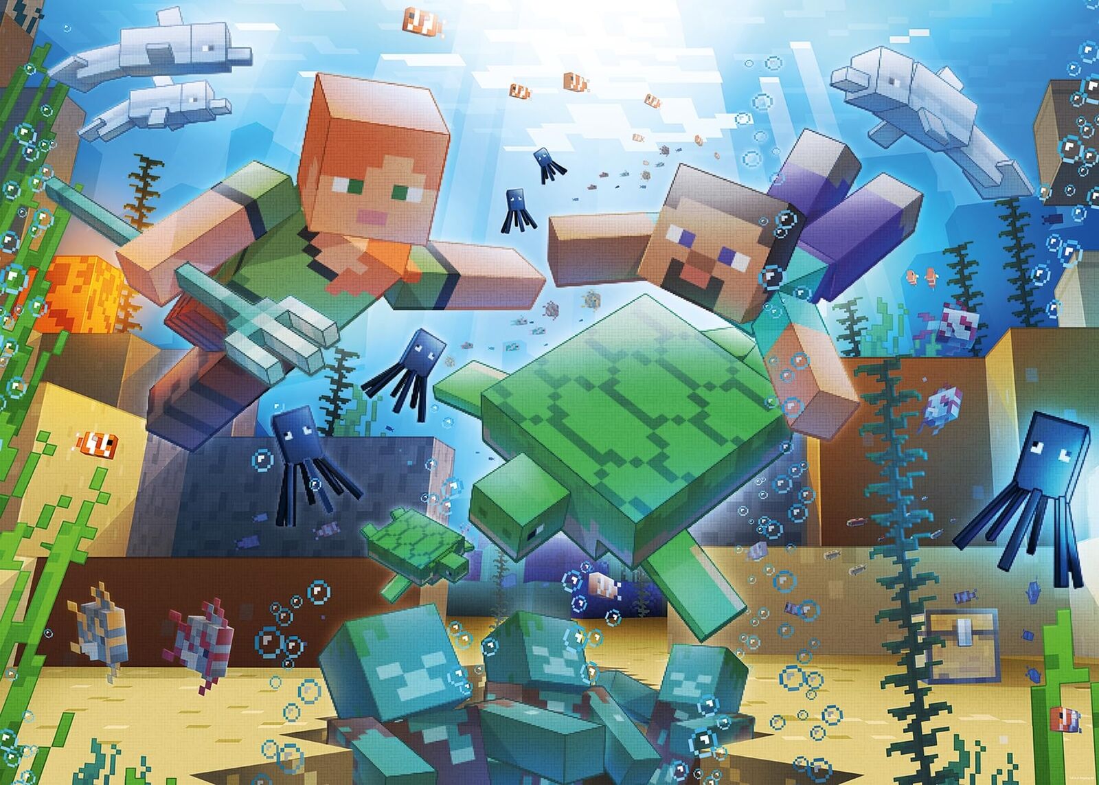 Minecraft Puzzle Minecraft Mosaic (1000 Teile) NUOVO
