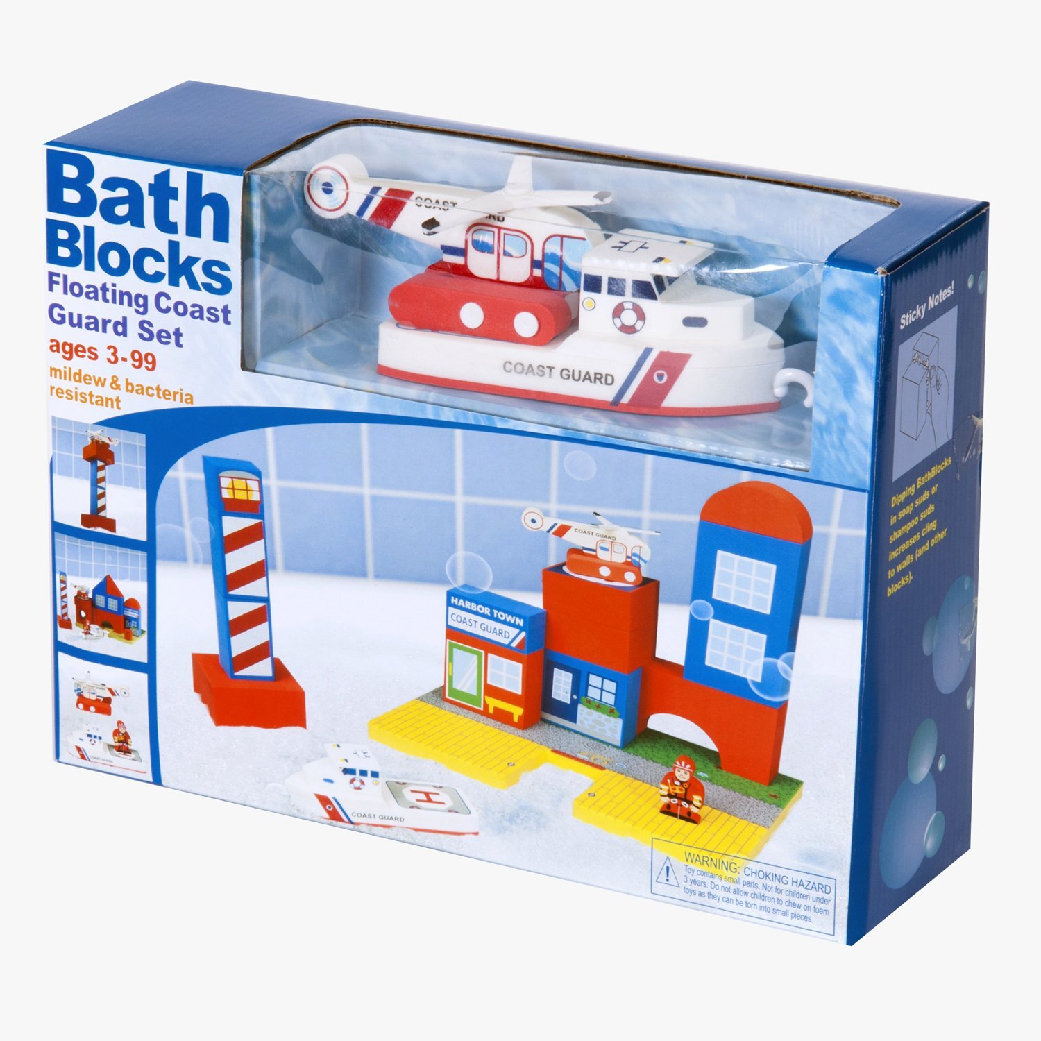 Bathblocks - Floating Coast Guard ( 1322087 ) Toy NUOVO