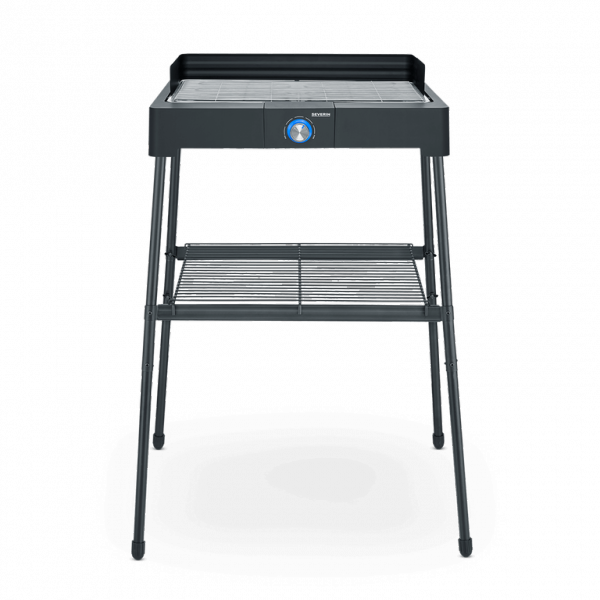 Severin pg 8566 barbecue elettrico 2200w in acciaio inox con stand ...