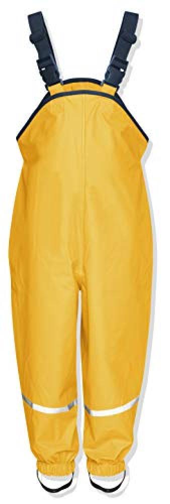 (TG. 80) Playshoes - Pantaloni Impermeabili, Bimbi, Giallo (Gelb (Gelb)), 80 cm