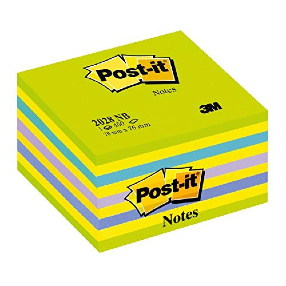 (TG. 76 mm x 76 mm) Post-it Brand 82424 Cubo, 450 Fogli, 76 mm x 76 mm - NUOVO