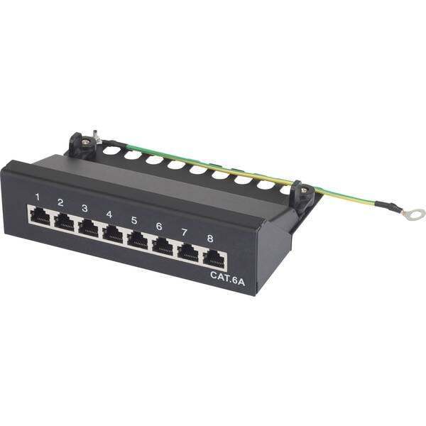 8 PORTE PATCHBOX DI RETE CAT 6A 1 U