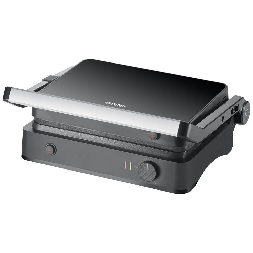 Severin SEVINI Lite KG 2398 Griglia a contatto Nero / Argento