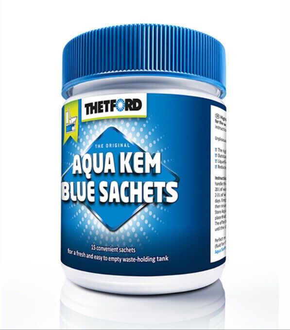Additivo Wc Chimica Aqua Kem Blu 15 Sacchetti Dose Thetford