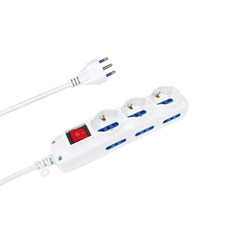 Presa Multipla con Interruttore NOVA LINE CE74/3C