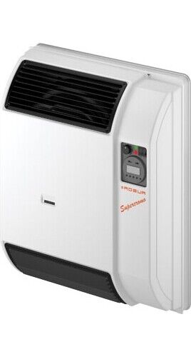 Stufa a Gas Metano Ventilata a parete ROBUR 2320W Supercromo 3002