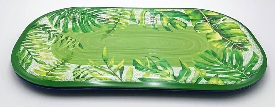 EasyLife EasyLife Vassoio Ovale 40 x 23 Cm Bali Verde