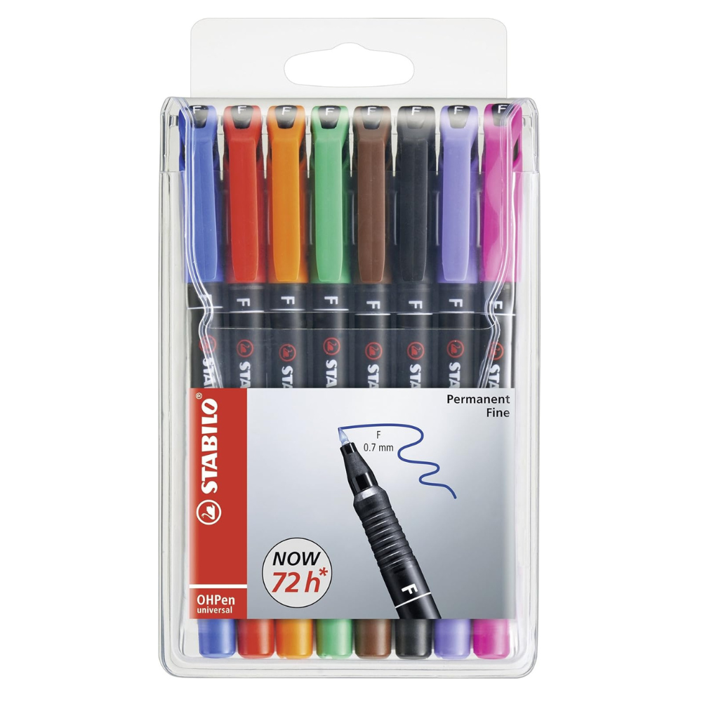 PENNARELLI STABILO OHP BUSTA 8 PZ