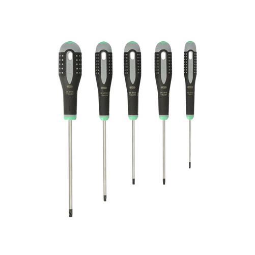 Bahco Ergonomici Punta Torx Screwdriver Set 5 Pezzi Comoda Impugnatura BE-9885