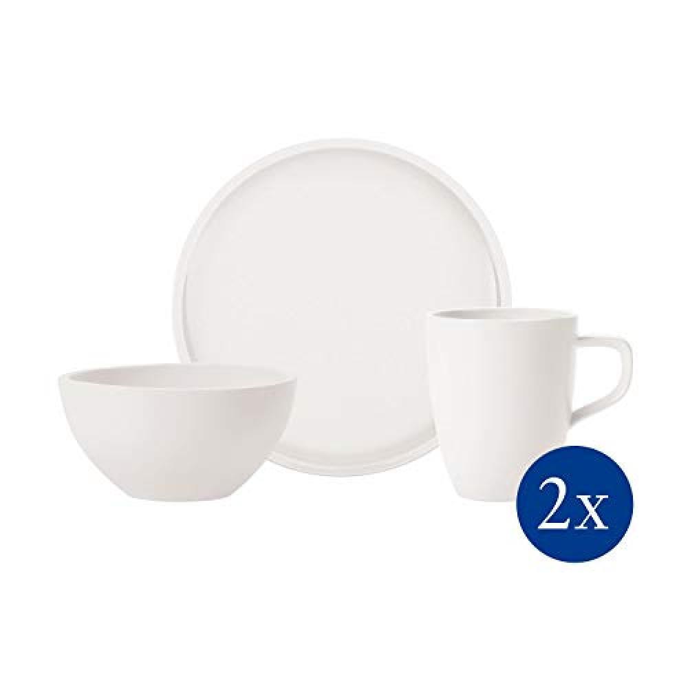 (TG. 6 Pezzi) Villeroy & Boch 2 Persone, 6 pz, Servizio da Colazione in Porcella