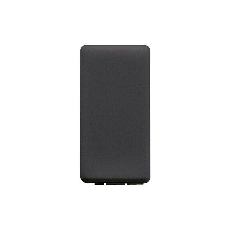 GEWISS GW 21056 TASTO COPRIFORO 1 MODULO SERIE SYSTEM BLACK