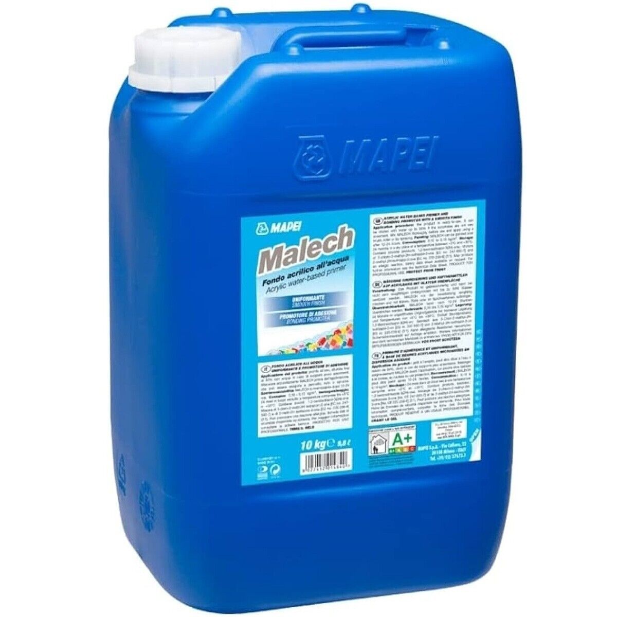 Mapei Malech 10Kg Primer Acrilico per Superfici Murali
