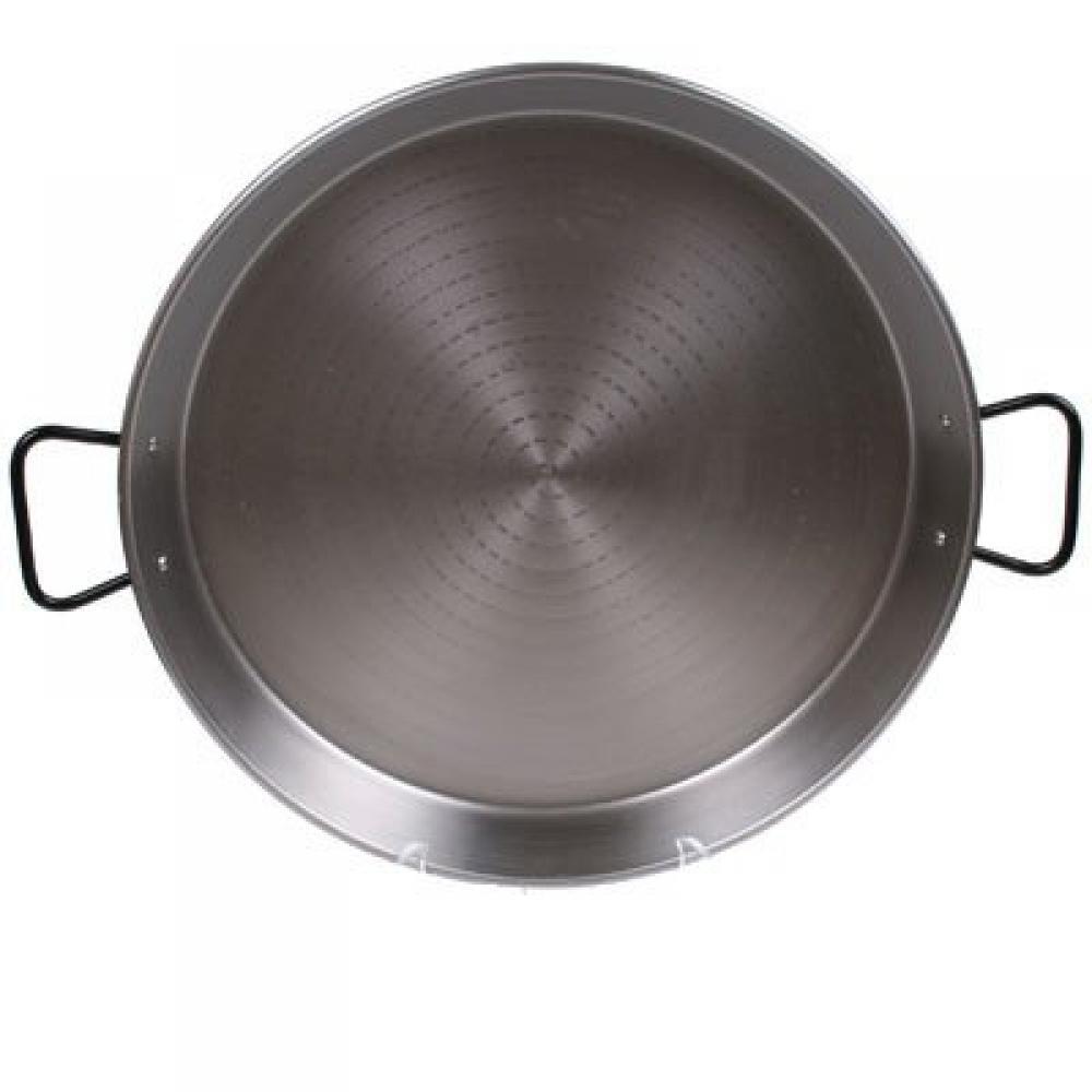 (TG. 30 x 50 x 30 cm) Garcima 85050 - Padella in acciaio lucido, Grigio, 50 cm -