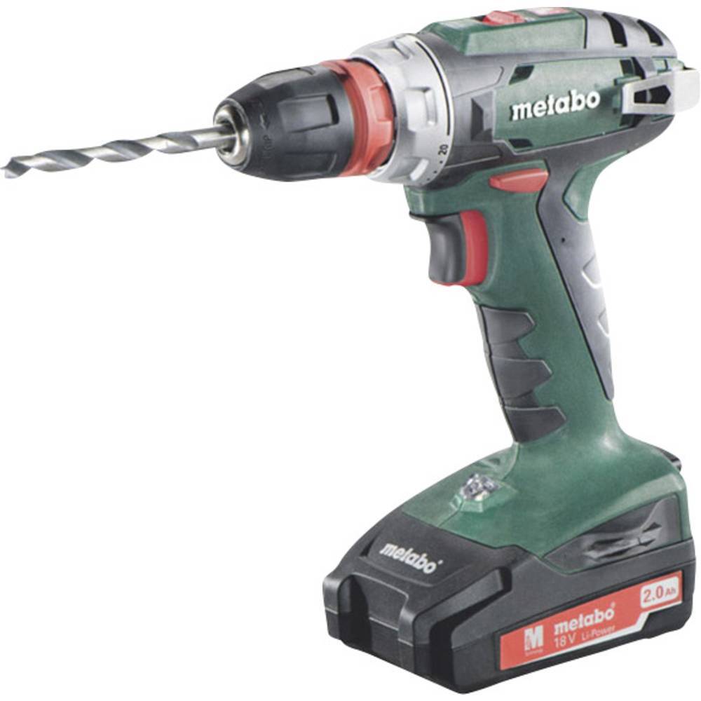 Metabo BS 18 Quick 602217500 Trapano avvitatore a batteria 18 V 2 Ah Li-Ion