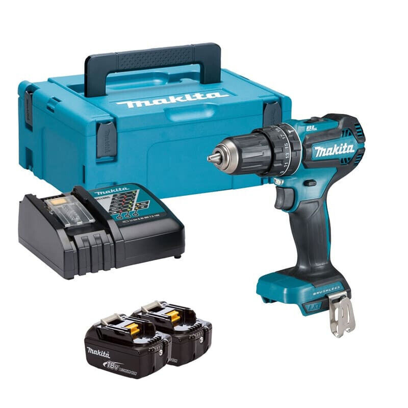 Trapano a percussione 18 V LXT (2x3,0 Ah) in MAKPAC - MAKITA DHP485RFJ