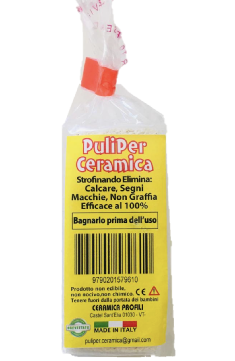 PuliPer Pietra rimouvi calcare sanitari ceramica WC pavimenti piastrelle doccia