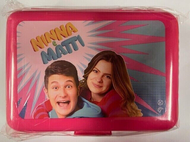 NINNA e MATTI Lunch Box Contenitore Per Merenda (FUXIA)