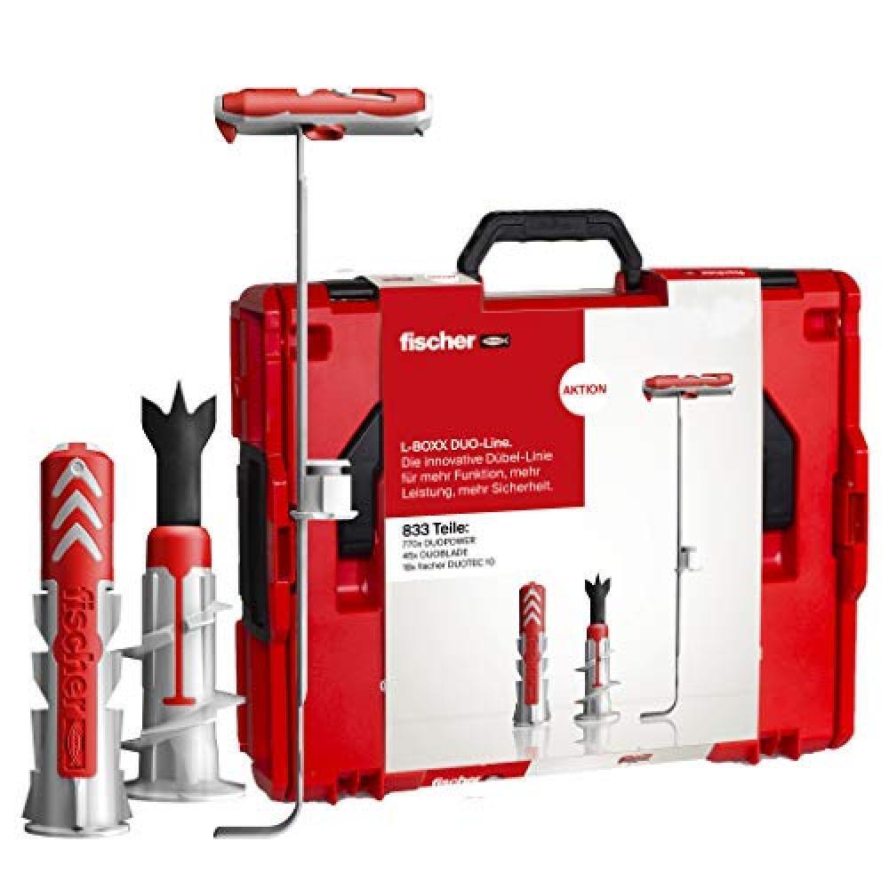 (TG. DuoLine L-Boxx) fischer 558626 L, Grigio, DuoLine L-Boxx - NUOVO