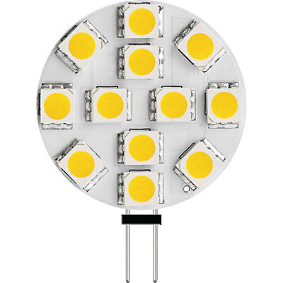 Lampada led bispina g4 pixy plate century calda  volt dc/ac 12 watt 2 lumen 170