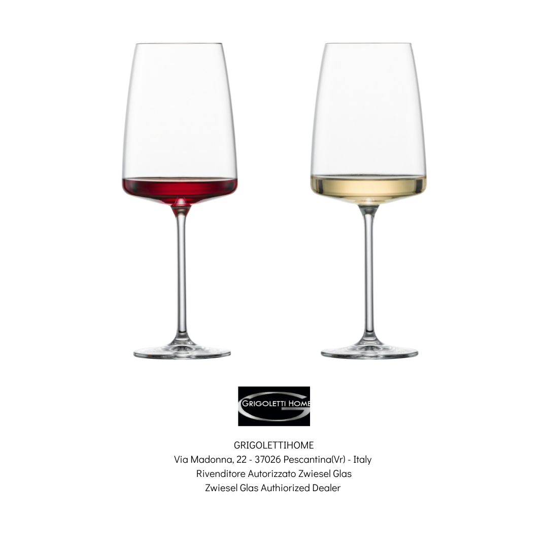 Zwiesel Glas - Vivid Senses - 2 Calici Vino Saporito e Speziato - Rivenditore