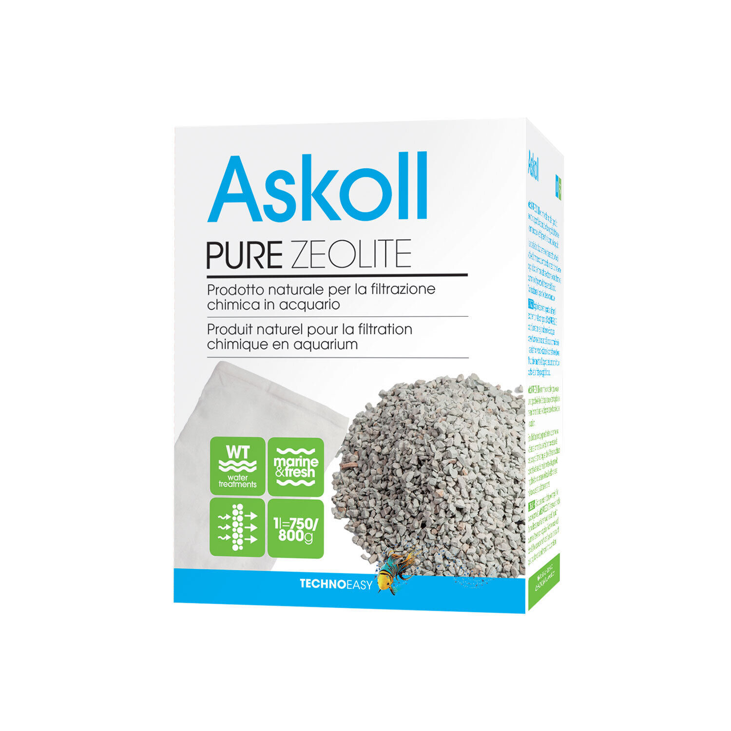 Askoll Pure Zeolite Materiale Filtrante Naturale Per La Filtrazione Chimica In A