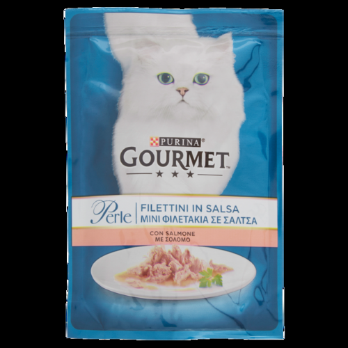 Gourmet Cat Perle Filettini Con Salmone 85gr