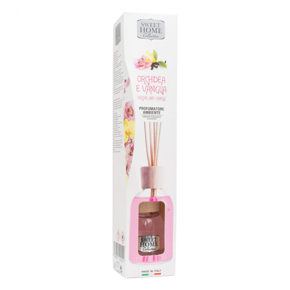 Suarez Sweet Home Profumatore Ambiente Con Bastoncini Orchidea E Vaniglia 30ml