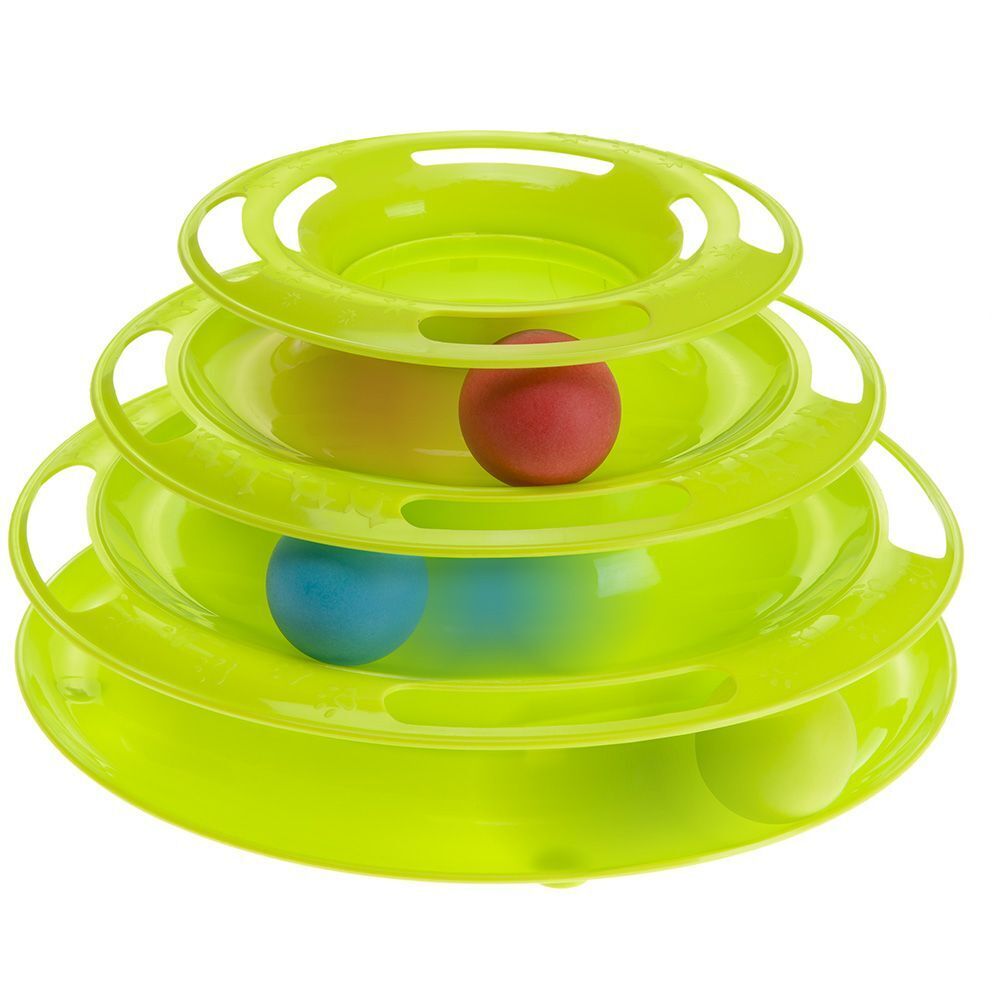 Ferplast gioco gatti attivazione mentale TWISTER palline divertente stabile