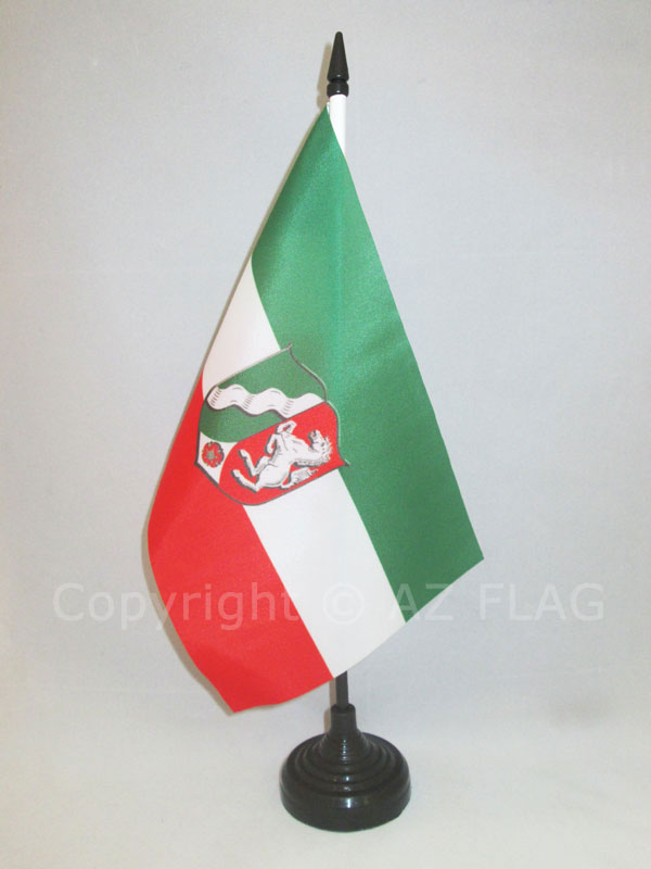BANDIERA DA TAVOLO RENANIA SETTENTRIONALE-VESTFALIA 21x14cm - PICCOLA BANDIERINA