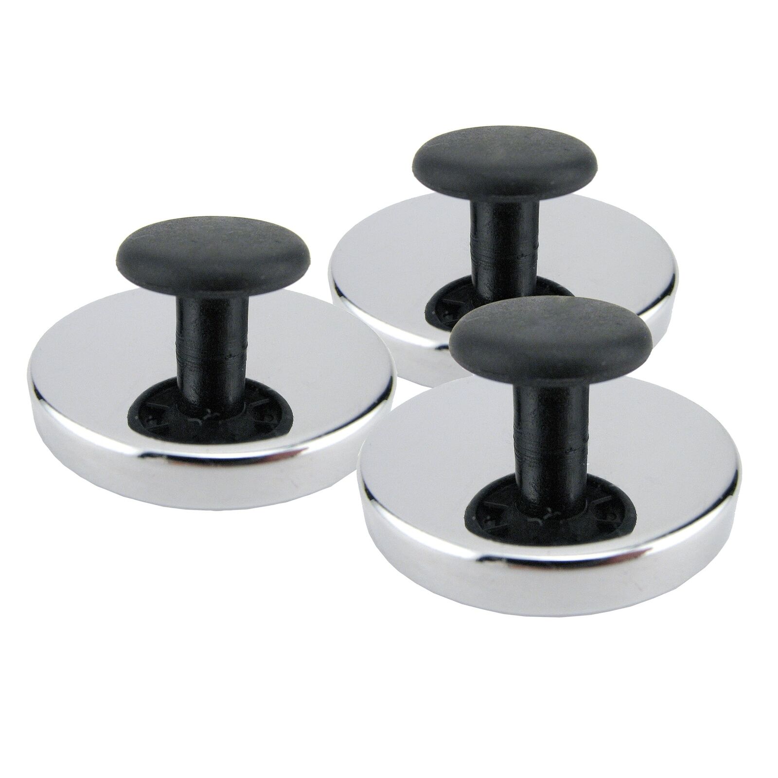 Master Magnetics HMKR-50X3 - Chiusura magnetica con pomello, cromato, (g9g)